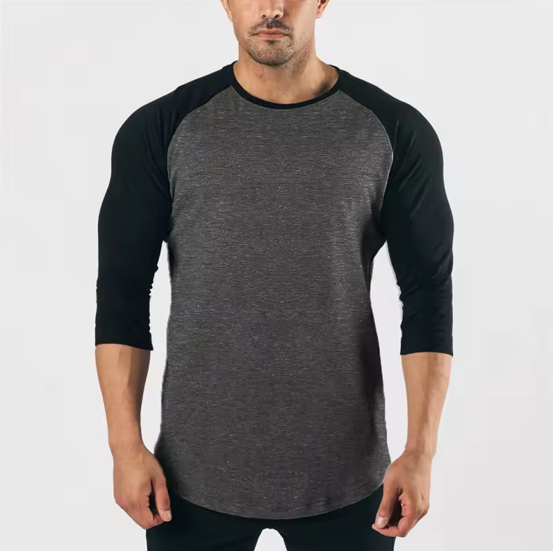 Men's Slim Fit Baseball T-Shirt