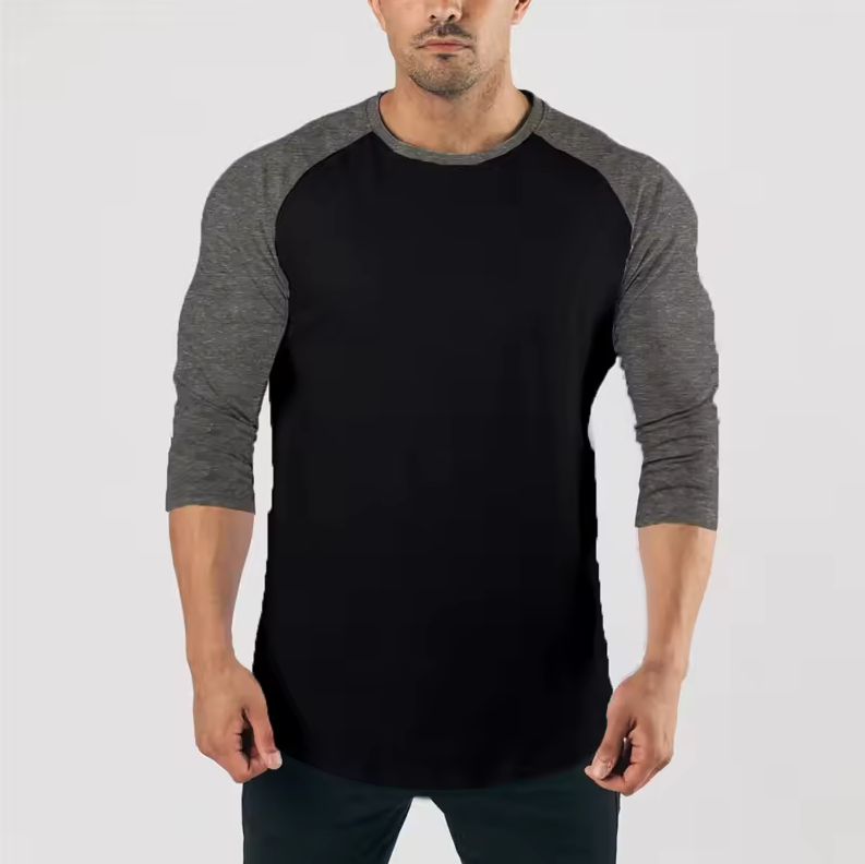 Men's Slim Fit Baseball T-Shirt